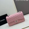 69304ef5f09edb6de4c4e995 Chanel Classic CF1112 Lambskin Electroplated Hardware with Glazed Finish, Premium Cowhide Gold Tone Closure