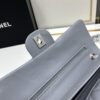 69304efef09edb6de4c4e99d Chanel Classic CF1112 Lambskin Electroplated Hardware with Glazed Coating, Premium Cowhide Gold Tone Clasp