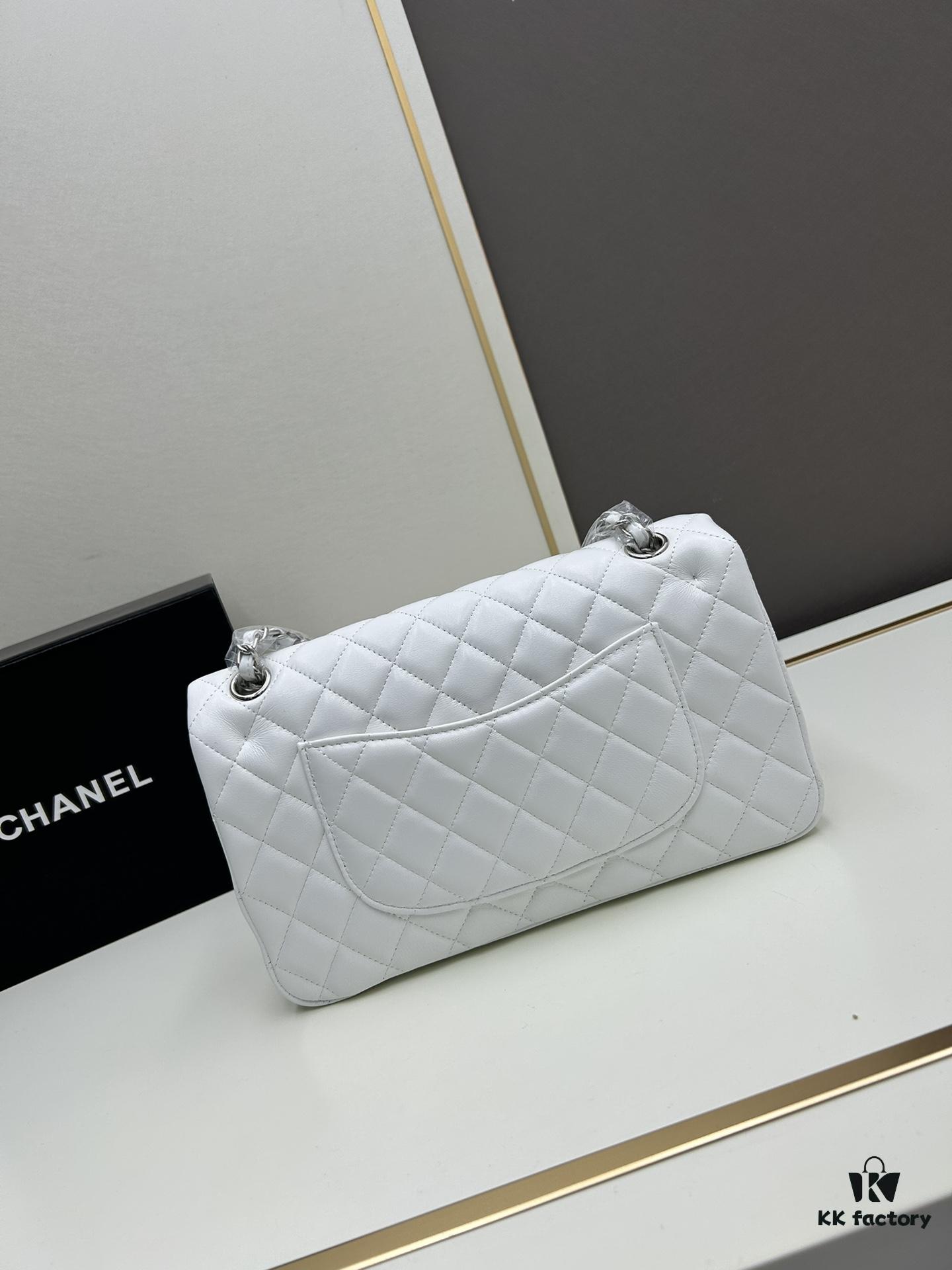69304f00f09edb6de4c4e99e Chanel Classic CF1112 Lambskin Electroplated Hardware with Glazed Finish, Durable and Fade-Resistant, Premium Cowhide Gold Tone Clasp – Authentic Custom Grade, Overseas Authorized Purchase