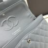 69304f01f09edb6de4c4e99f Chanel Classic CF1112 Lambskin Electroplated Hardware with Glazed Coating, Premium Cowhide Gold Tone Clasp