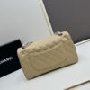 69304f08f09edb6de4c4e9a9 Chanel Classic CF1112 Lambskin Electroplated Hardware with Glazed Finish, Premium Cowhide Gold Tone Closure