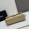 69304f09f09edb6de4c4e9ab Chanel Classic CF1112 Lambskin Electroplated Hardware with Glazed Finish, Premium Cowhide Gold Tone Closure