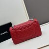 Chanel Classic CF1112 Lambskin Electroplated Hardware with Glaze Finish, Durable and Fade-Resistant, Premium Cowhide Gold Tone Clasp – Authentic Custom Import Level Design
