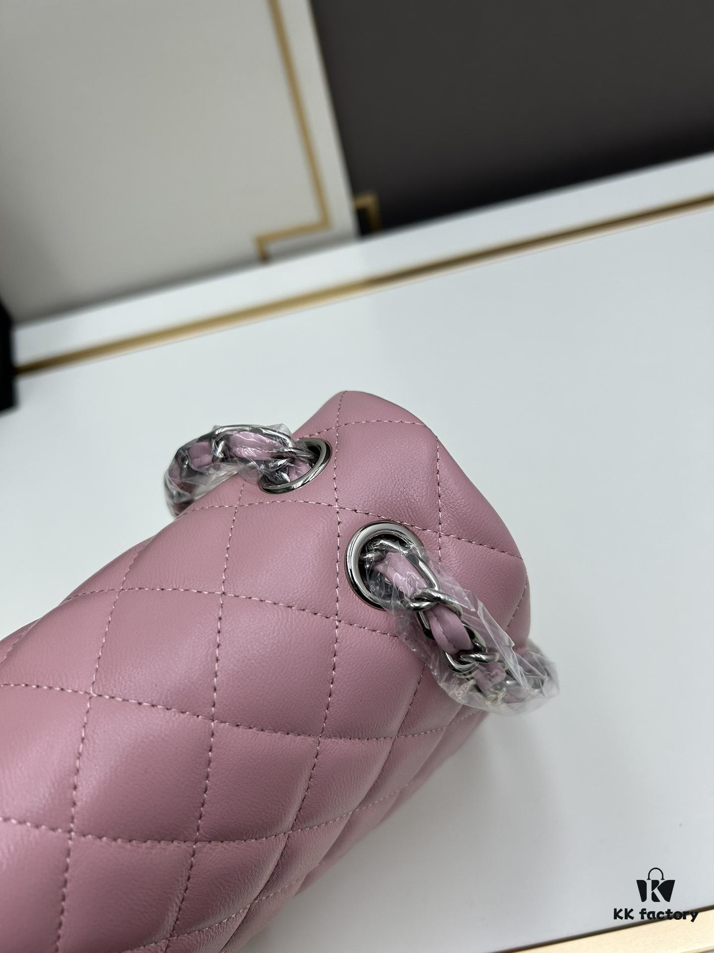 69304f16f09edb6de4c4e9bb Chanel Classic CF1112 Lambskin Electroplated Hardware with Glazed Finish, Premium Cowhide Gold Tone Trim – Authentic Custom Import Level