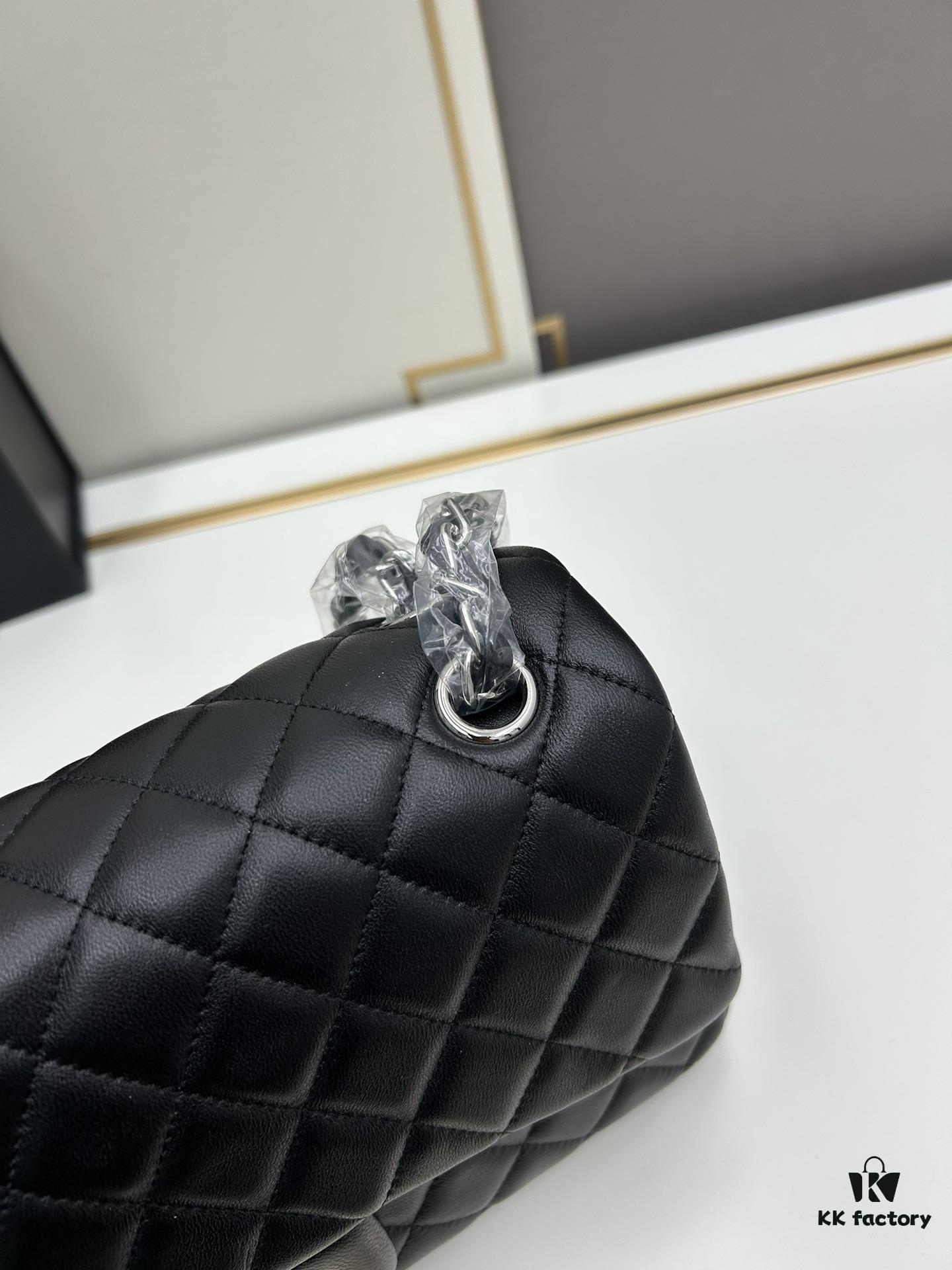 69304f25f09edb6de4c4e9cb Chanel Classic CF1112 Lambskin Electroplated Hardware with Glazed Finish, Premium Cowhide Gold Tone Clasp – Authentic Custom Import Grade
