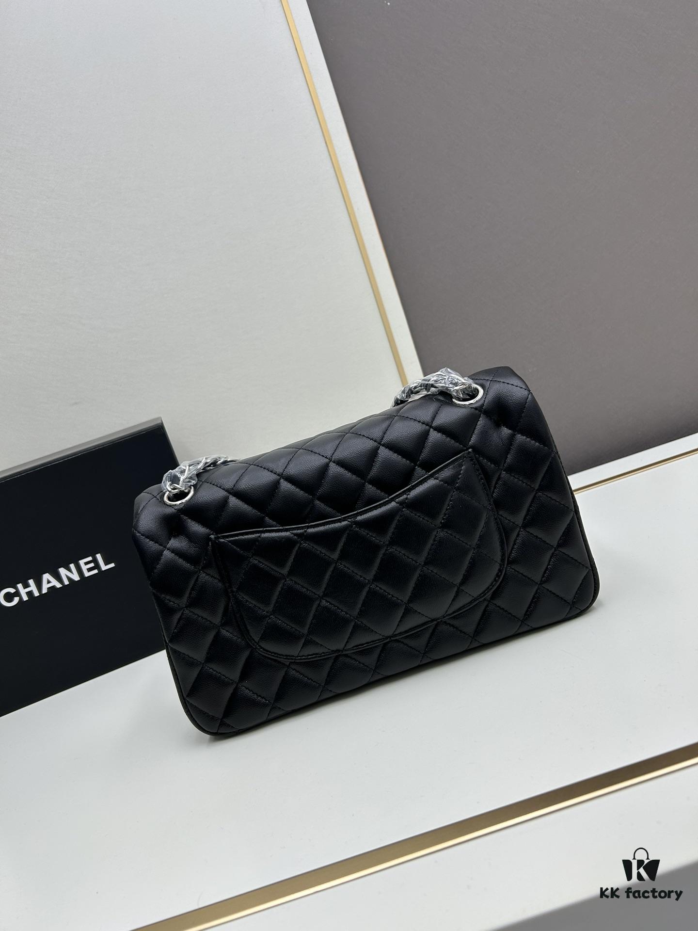 69304f25f09edb6de4c4e9cc Chanel Classic CF1112 Lambskin Electroplated Hardware with Glazed Finish, Premium Cowhide Gold Tone Clasp – Authentic Custom Import Grade