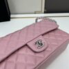 69304f2ff09edb6de4c4e9da Chanel Classic CF1112 Lambskin Electroplated Hardware with Glazed Finish, Premium Cowhide Gold Tone Trim – Authentic Custom Import Level