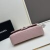 Chanel Classic CF1112 Calfskin Grain Texture Handbag with Plated Hardware