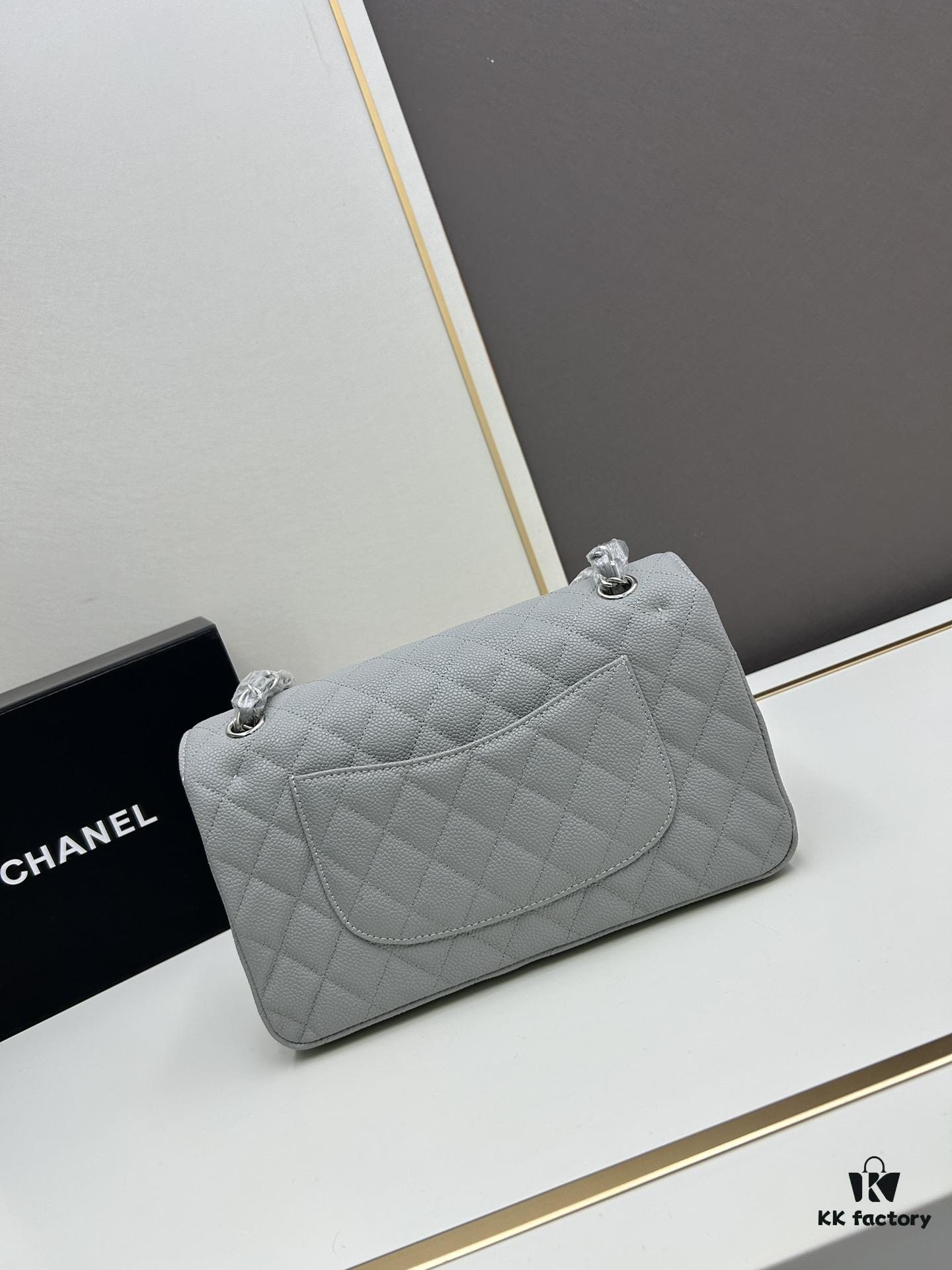 69304f3ef09edb6de4c4e9f1 Chanel Classic CF1112 Calfskin Quilting Texture, Electroplated Hardware with Special Glaze Coating for Long-Lasting Color Retention, Genuine Leather Gold Buckle