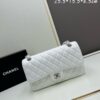 69304f41f09edb6de4c4e9f5 Chanel Classic CF1112 Calfskin Grain Texture Handbag with Electroplated Hardware