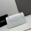 69304f46f09edb6de4c4e9fa Chanel Classic CF1112 Calfskin Grain Texture Handbag with Electroplated Hardware