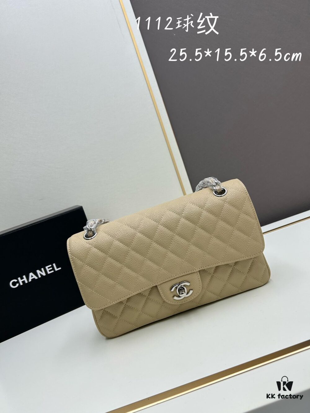 69304f47f09edb6de4c4e9fc Chanel Classic CF1112 Calfskin Quilting Texture, Electroplated Hardware with Special Glaze Coating for Long-Lasting Color Retention, Genuine Leather Gold Buckle – Authentic Custom Import Level