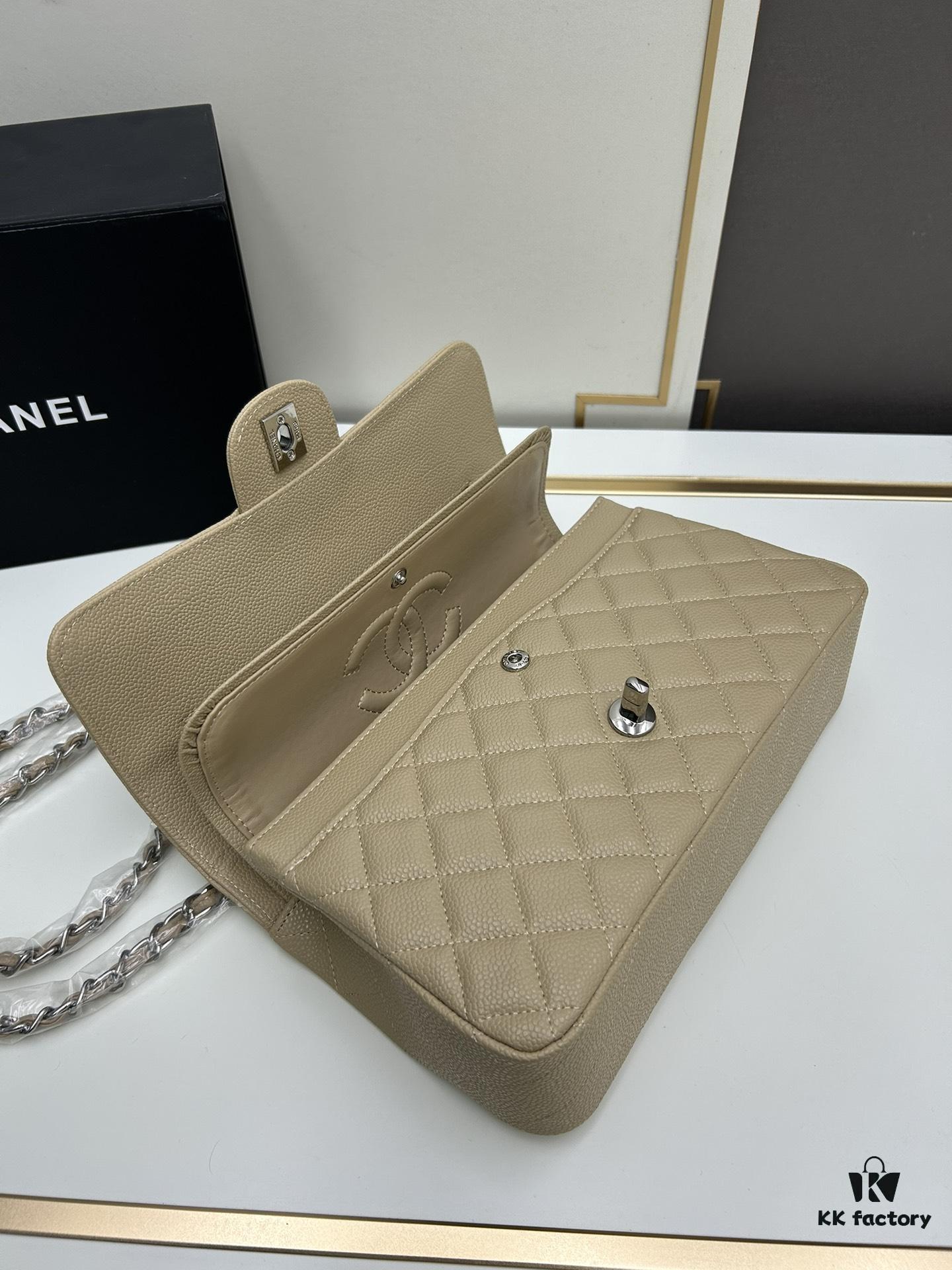 69304f4cf09edb6de4c4ea01 Chanel Classic CF1112 Calfskin Quilting Texture, Electroplated Hardware with Special Glaze Coating for Long-Lasting Color Retention, Genuine Leather Gold Buckle – Authentic Custom Import Level
