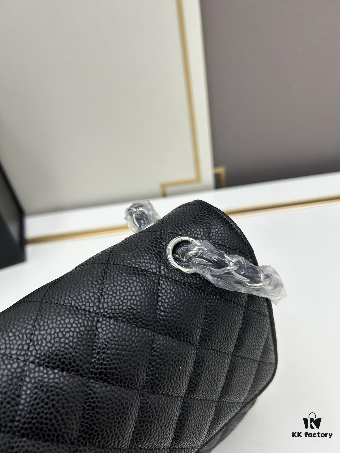 69304f52f09edb6de4c4ea06 Chanel Classic CF1112 Calfskin Quilting Texture, Electroplated Hardware with Special Glaze Treatment for Long-Lasting Color Retention, Genuine Leather Gold Buckle