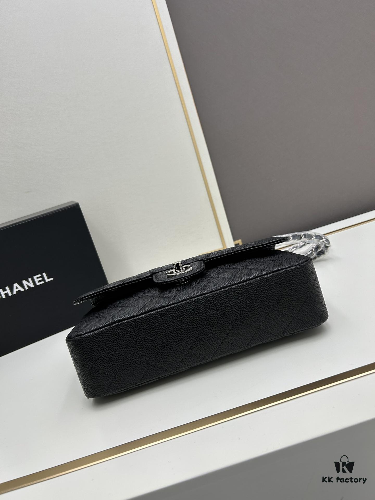 69304f55f09edb6de4c4ea09 Chanel Classic CF1112 Calfskin Quilting Texture, Electroplated Hardware with Special Glaze Treatment for Long-Lasting Color Retention, Genuine Leather Gold Buckle