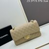 69304f58f09edb6de4c4ea0a Chanel Classic CF1112 Calfskin Quilted Texture, Electroplated Hardware with Special Glazing Treatment for Long-Lasting Color Retention