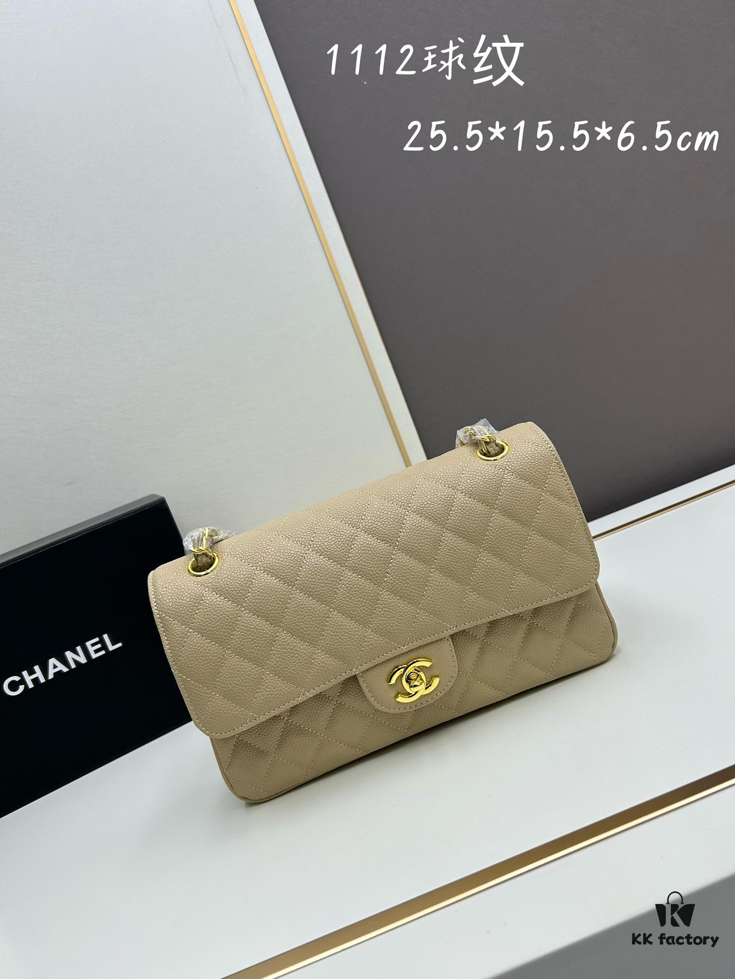69304f58f09edb6de4c4ea0a Chanel Classic CF1112 Calfskin Quilted Texture, Electroplated Hardware with Special Glazing Treatment for Long-Lasting Color Retention