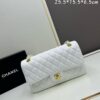 69304f5df09edb6de4c4ea0e Chanel Classic CF1112 Calfskin Quilted Texture, Electroplated Hardware with Special Glazing Treatment for Long-Lasting Color Retention
