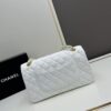 69304f62f09edb6de4c4ea14 Chanel Classic CF1112 Calfskin Grain Texture, Electroplated Hardware with Special Glazing Treatment for Long-Lasting Color Retention, Genuine Leather Gold Buckle