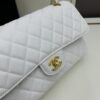 69304f63f09edb6de4c4ea17 Chanel Classic CF1112 Calfskin Grain Texture, Electroplated Hardware with Special Glazing Treatment for Long-Lasting Color Retention, Genuine Leather Gold Buckle