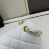 69304f65f09edb6de4c4ea1a Chanel Classic CF1112 Calfskin Grain Texture, Electroplated Hardware with Special Glazing Treatment for Long-Lasting Color Retention, Genuine Leather Gold Buckle