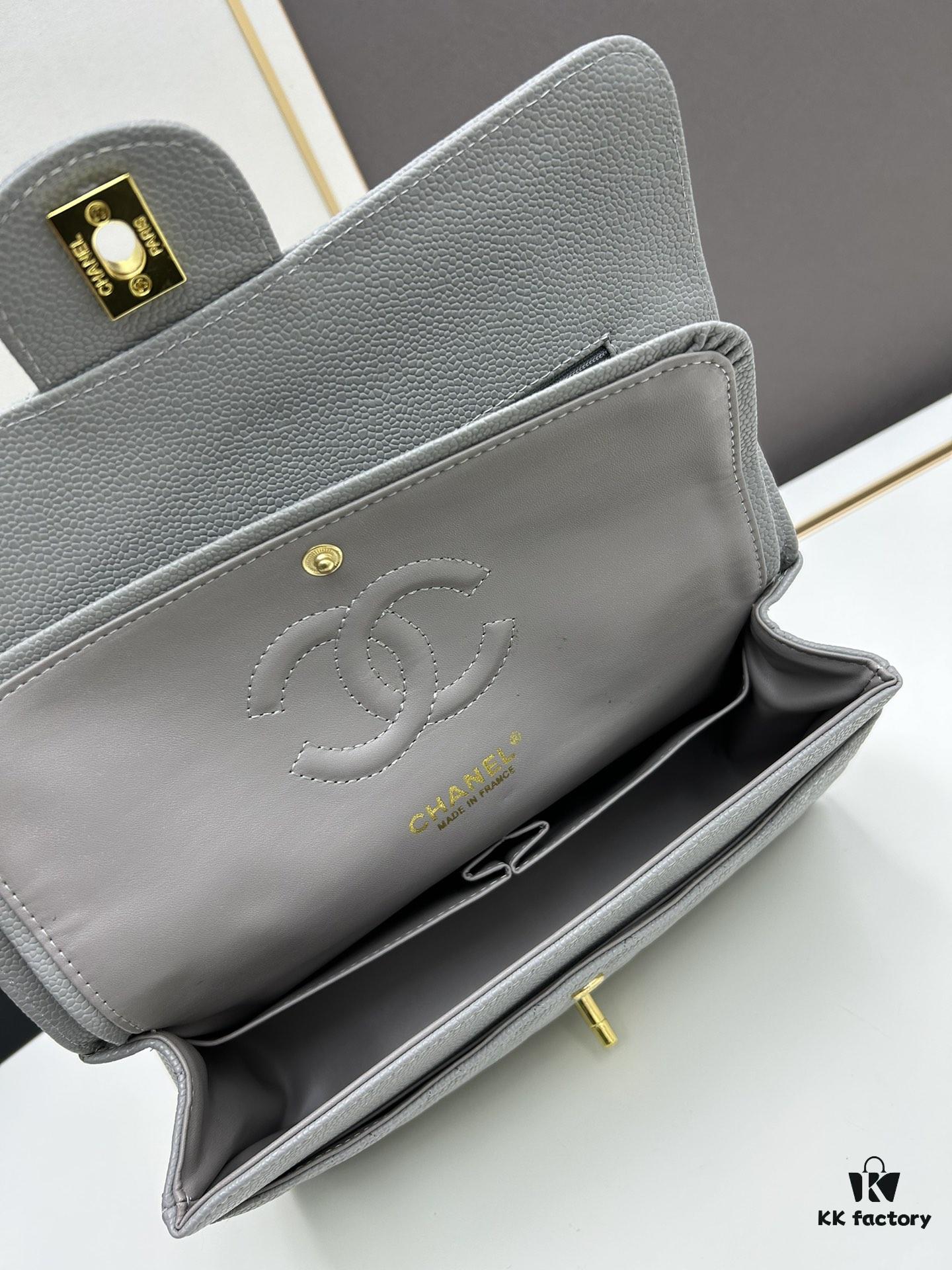 Chanel Classic CF1112 Lambskin Grain Texture, Electroplated Hardware with Special Glaze Coating for Long-Lasting Fade Resistance, Premium Custom Version