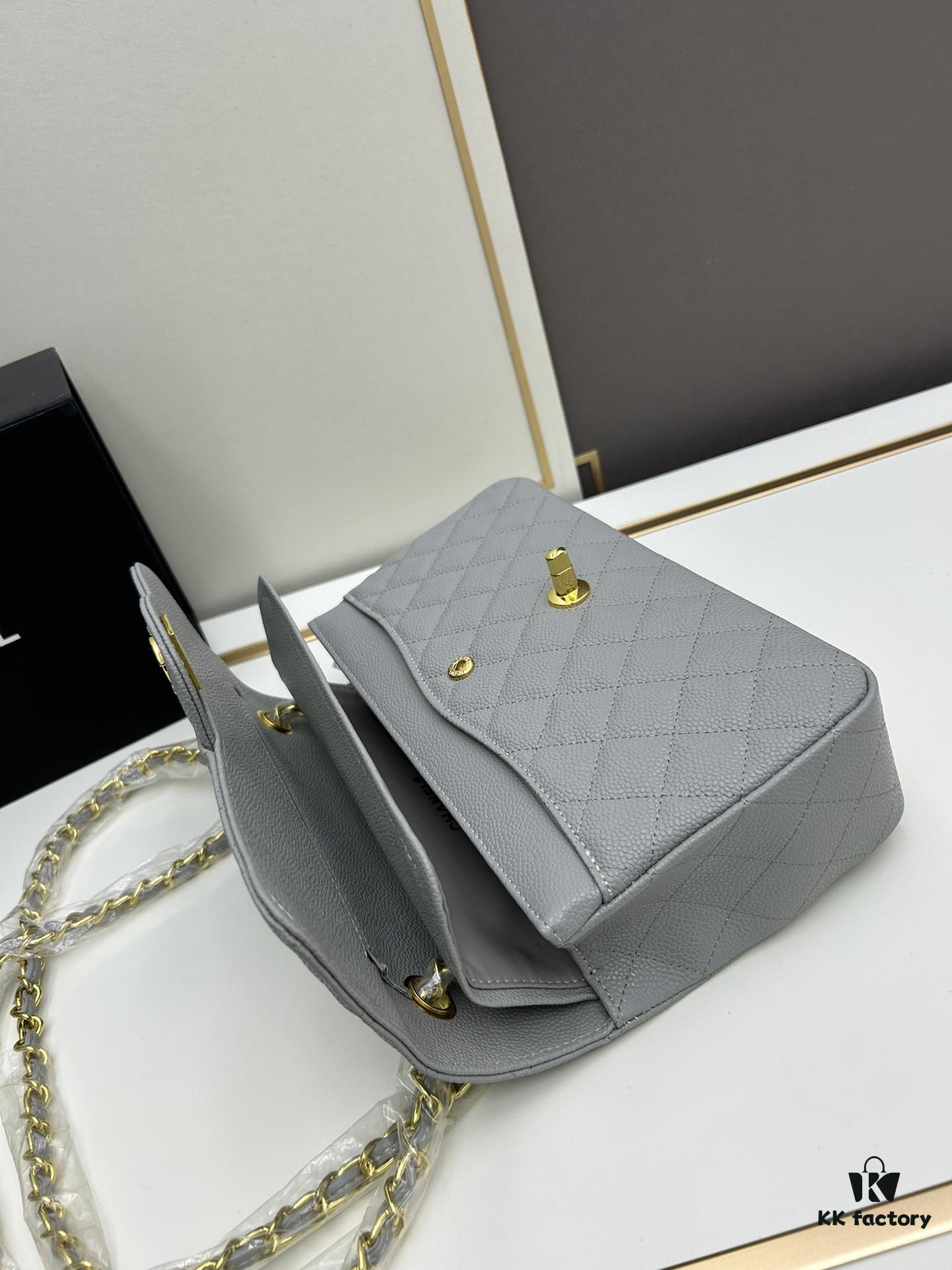 Chanel Classic CF1112 Lambskin Grain Texture, Electroplated Hardware with Special Glaze Coating for Long-Lasting Fade Resistance, Premium Custom Version