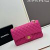 69304f6df09edb6de4c4ea22 Chanel Classic CF1112 Lambskin Quilted Matelassé with Electroplated Hardware, Special Glaze-Treated for Long-Lasting Color