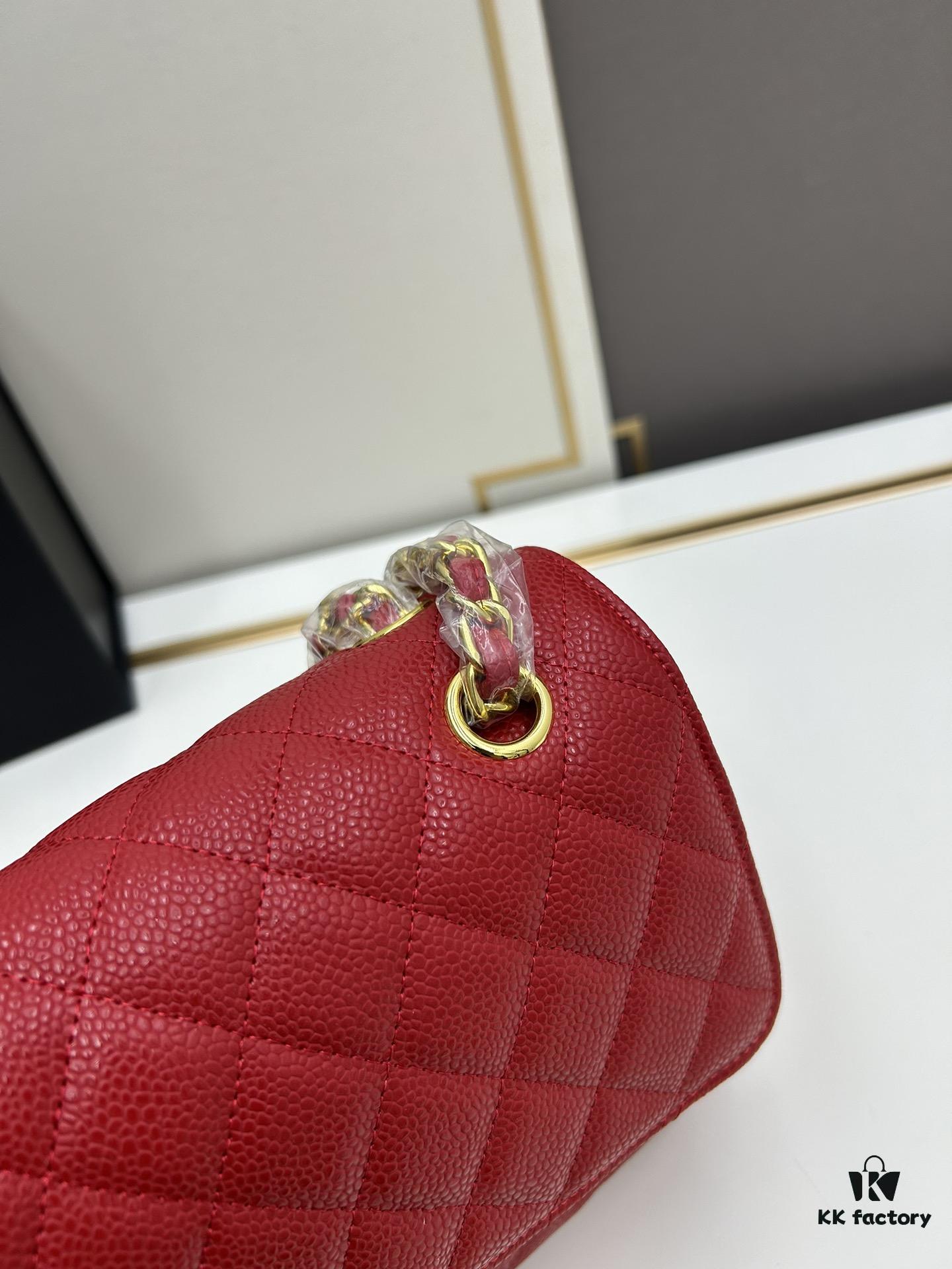 69304f7bf09edb6de4c4ea2e Chanel Classic CF1112, Calf Grain Leather, Electroplated Hardware with Special Glaze Sealing for Long-Lasting Color Retention, Premium Custom Replica Level