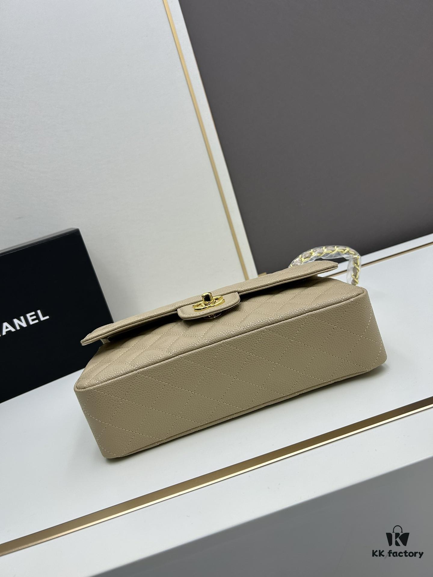 69304f88f09edb6de4c4ea3b Chanel Classic CF1112, Calfskin Grain Texture, Electroplated Hardware with Special Glazed Coating for Long-Lasting Fade Resistance, Gold-Tone Calfskin Buckle – Authentic Custom Import Grade