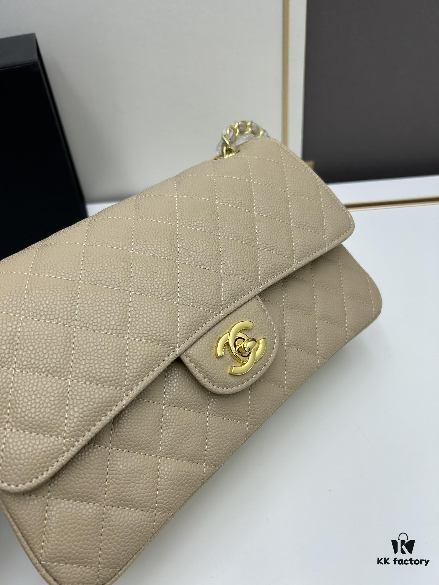 69304f89f09edb6de4c4ea3d Chanel Classic CF1112, Calfskin Grain Texture, Electroplated Hardware with Special Glazed Coating for Long-Lasting Fade Resistance, Gold-Tone Calfskin Buckle – Authentic Custom Import Grade