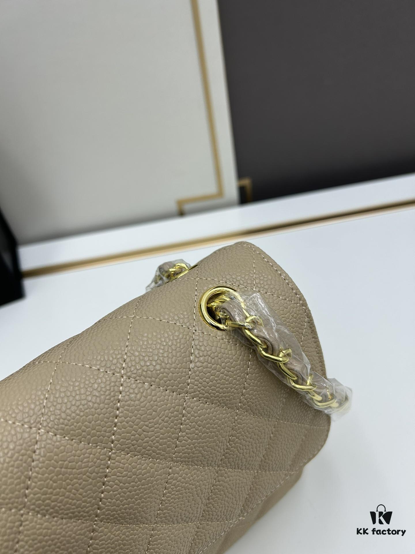 69304f89f09edb6de4c4ea3e Chanel Classic CF1112, Calfskin Grain Texture, Electroplated Hardware with Special Glazed Coating for Long-Lasting Fade Resistance, Gold-Tone Calfskin Buckle – Authentic Custom Import Grade