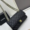 69304f8ff09edb6de4c4ea44 Chanel Classic CF1112 Calfskin Quilted Texture with Electroplated Hardware, Special Glaze-Treated for Long-Lasting Color Retention