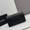 69304f92f09edb6de4c4ea4a Chanel Classic CF1112 Calfskin Quilted Texture with Electroplated Hardware, Special Glaze-Treated for Long-Lasting Color Retention
