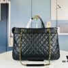 69304f9af09edb6de4c4ea59 New Arrival Chanel Black and Gold 2-Way Vertical Tote