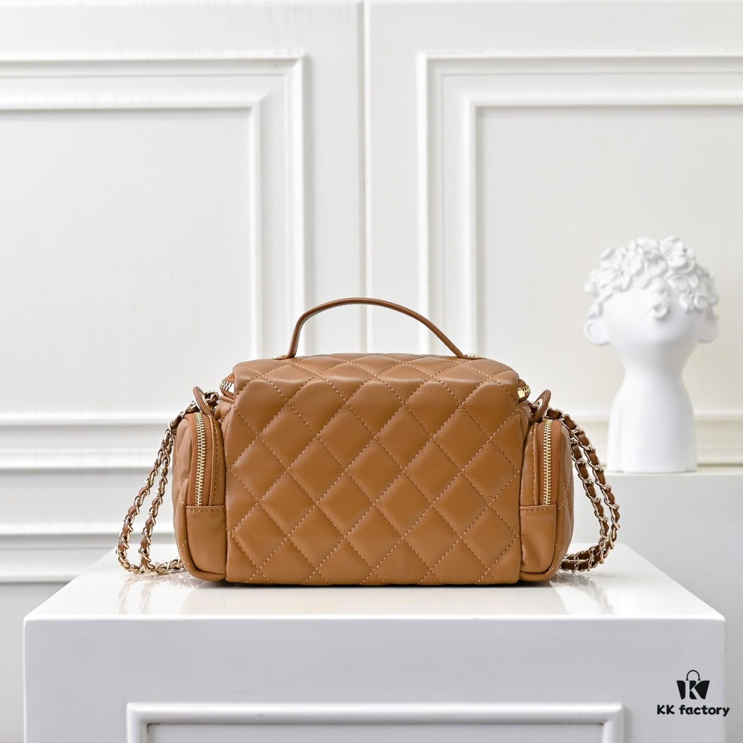 69304faff09edb6de4c4ea71 CHANEL 24K New Camera Bag - Elegantly Crafted with Lambskin and Metallic Chain