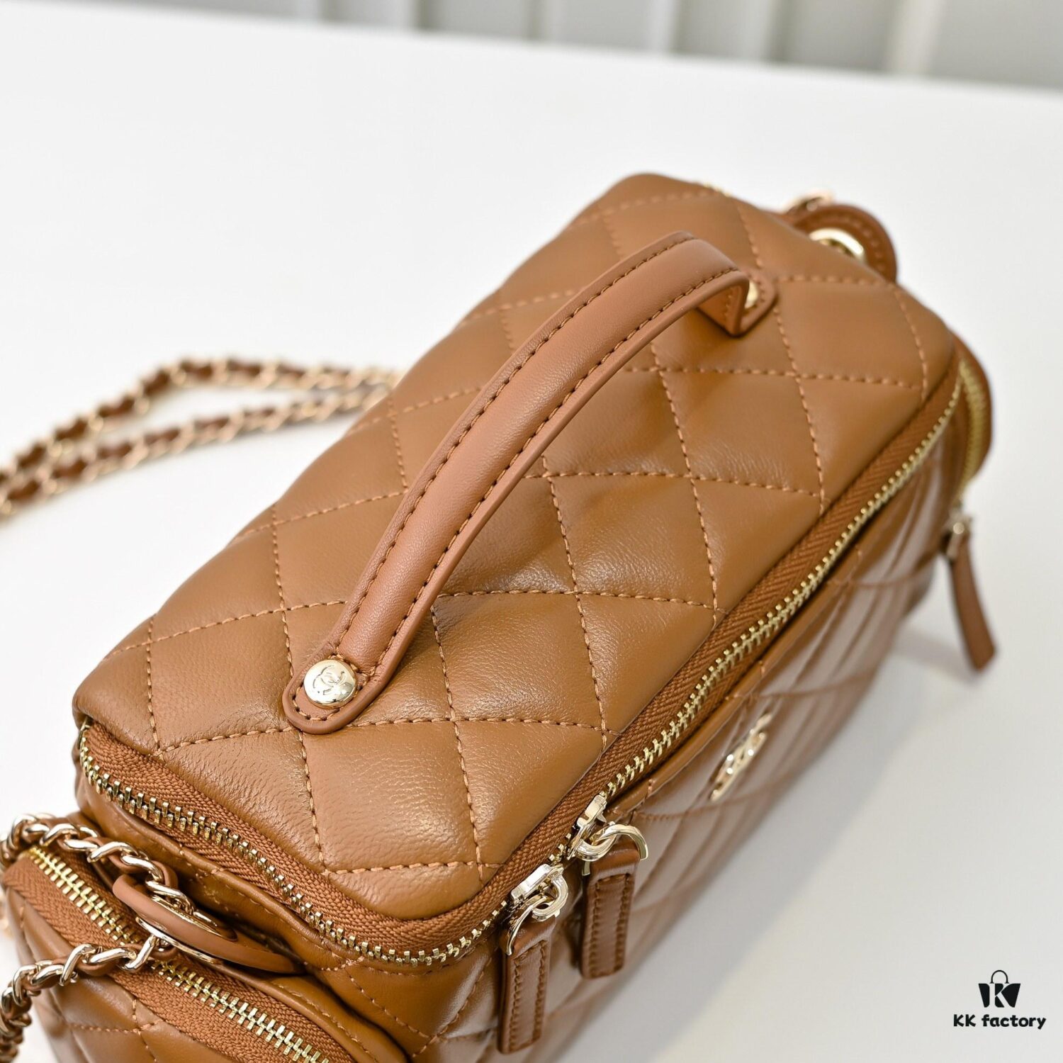 69304fb1f09edb6de4c4ea77 CHANEL 24K New Camera Bag - Elegantly Crafted with Lambskin and Metallic Chain