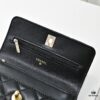 69304fc1f09edb6de4c4ea86 CHANEL 2024 Fall/Winter New Arrival Genuine Lambskin WOC with Metal Rhinestone Handle, Stylish and Elegant, Can Be Carried by Hand or Crossbody