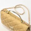 69304fc6f09edb6de4c4ea8b CHANEL 2024 Fall/Winter New Arrival Genuine Lambskin WOC with Metal Rhinestone Handle, Stylish and Elegant, Can Be Carried by Hand or Crossbody