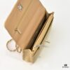 69304fc8f09edb6de4c4ea8d CHANEL 2024 Fall/Winter New Arrival Genuine Lambskin WOC with Metal Rhinestone Handle, Stylish and Elegant, Can Be Carried by Hand or Crossbody