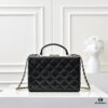 69304fccf09edb6de4c4ea92 CHANEL 24K Makeup Pouch, Luxurious and Stylish, Top-Grain Leather with Durable Gold Chain, Classic CC Logo, Perfect for Everyday Elegance