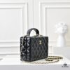 69304fccf09edb6de4c4ea93 CHANEL 24K Makeup Pouch, Luxurious and Stylish, Top-Grain Leather with Durable Gold Chain, Classic CC Logo, Perfect for Everyday Elegance