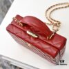 69304fd6f09edb6de4c4ea9f CHANEL 24K Makeup Pouch, Luxurious and Stylish, Top-Grain Leather with Durable Gold Chain, Double C Logo, Elegant and Practical Accessory