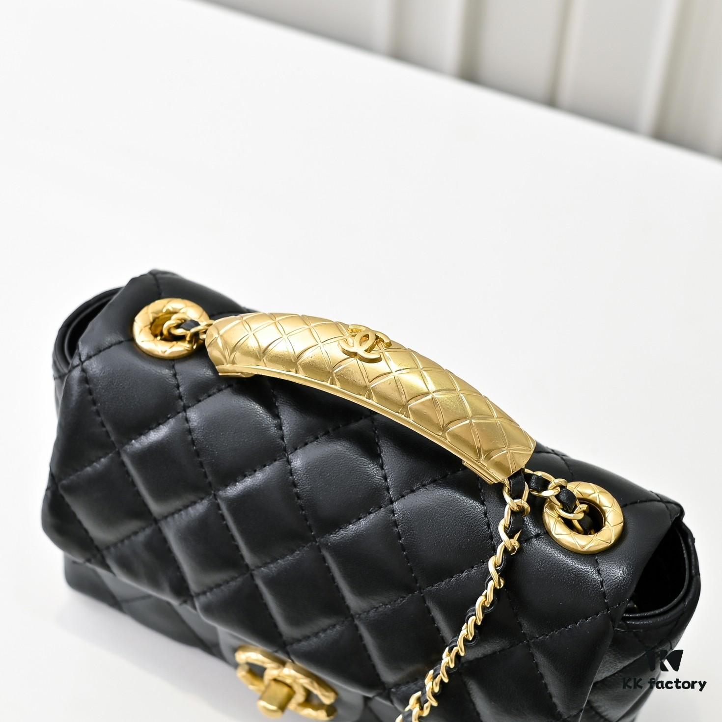 Chanel 24B Newest Metal Adjustable Flap Bag, Multiple Carrying Styles, Ultra-Soft Lambskin Shoulder Crossbody Bag