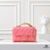 69304fe0f09edb6de4c4eaac Chanel 24B Latest Metal Adjustable Flap Bag, Soft Lambskin Shoulder Bag with Adjustable Strap for Multiple Wearing Styles