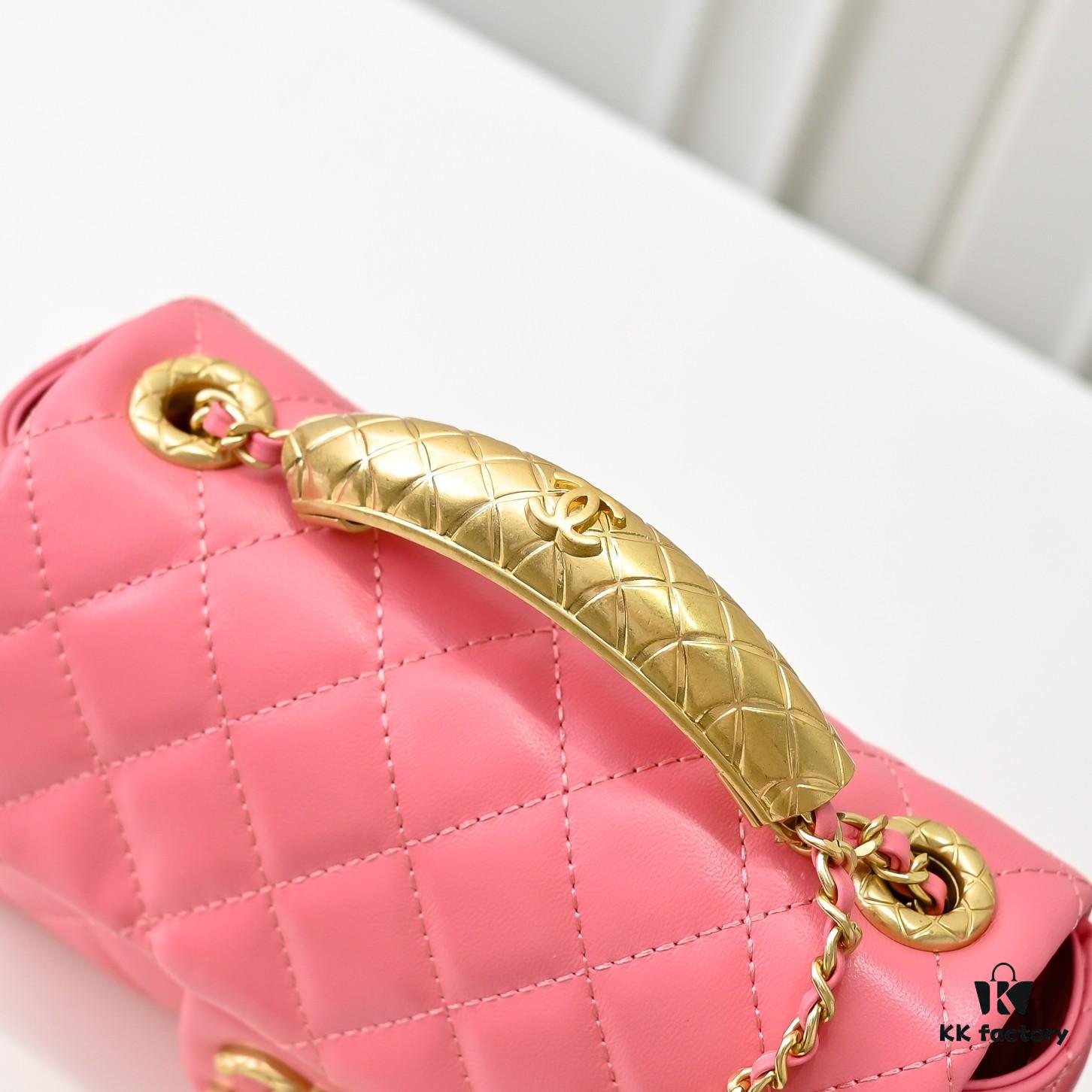 69304fe3f09edb6de4c4eab1 Chanel 24B Latest Metal Adjustable Flap Bag, Soft Lambskin Shoulder Bag with Adjustable Strap for Multiple Wearing Styles