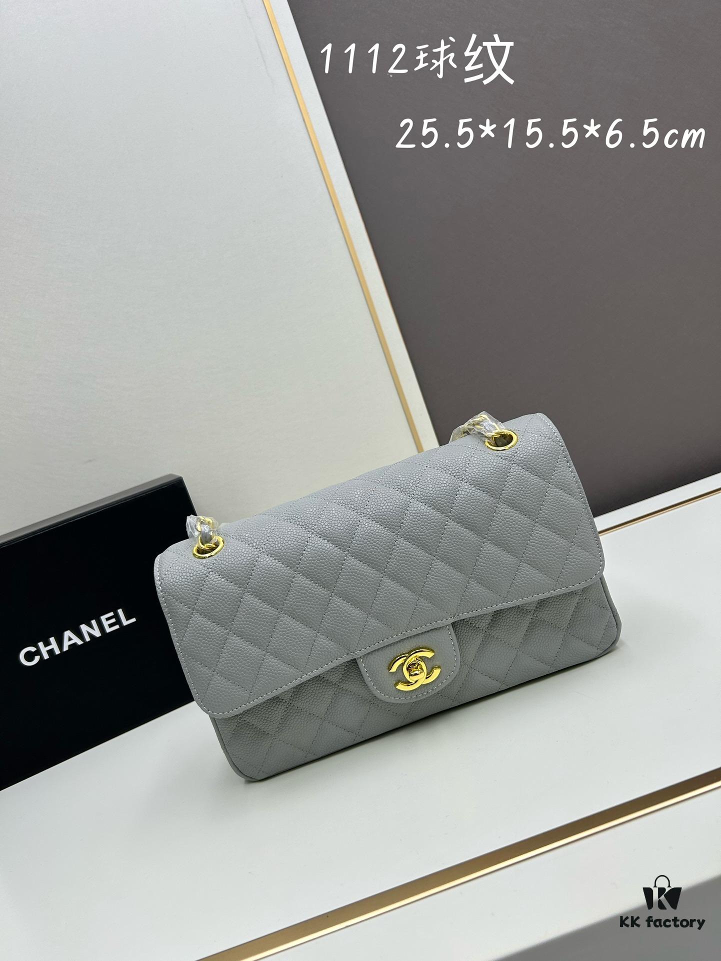 Chanel Classic CF1112 Lambskin Grain Texture, Electroplated Hardware with Special Glaze Coating for Long-Lasting Fade Resistance, Premium Custom Version