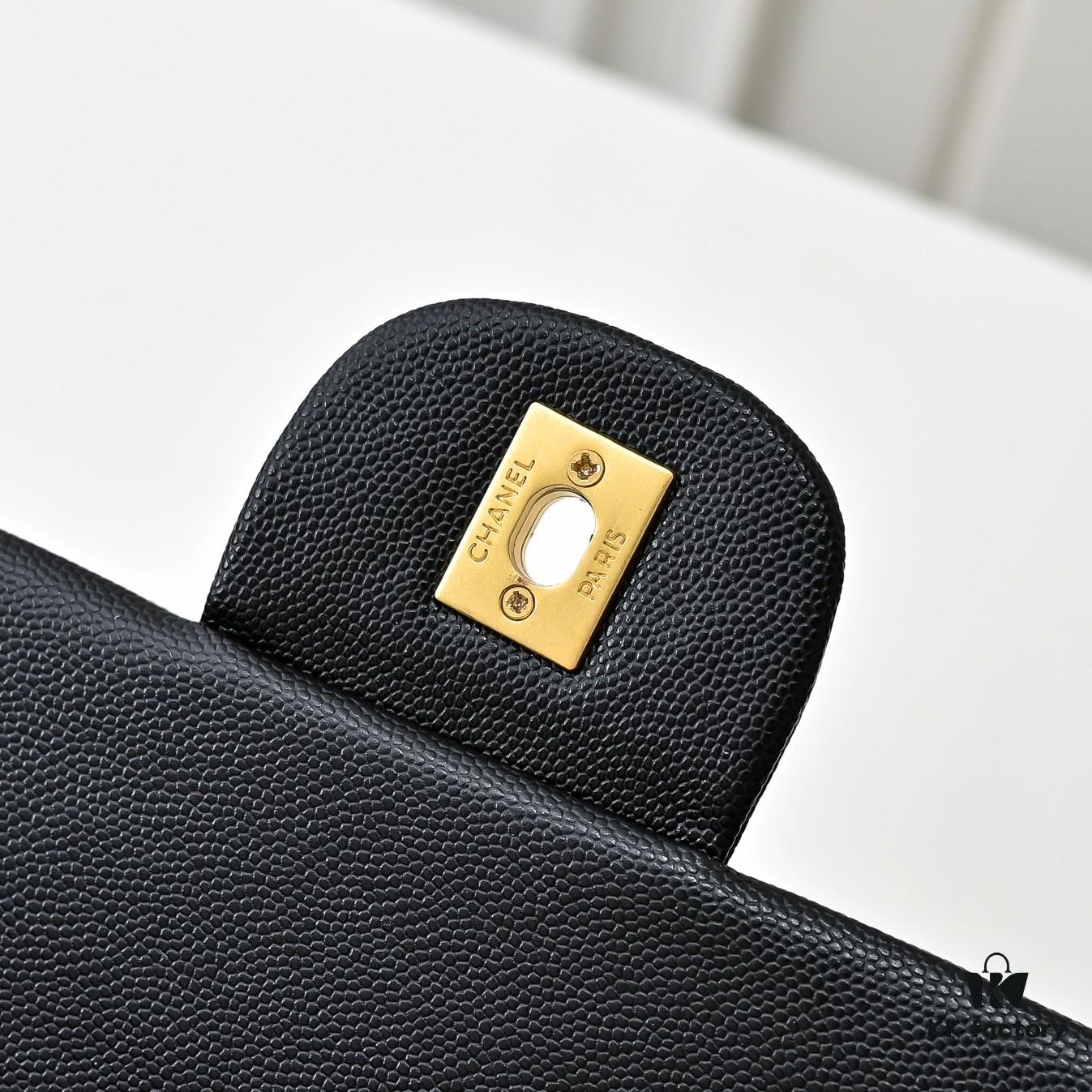 69304febf09edb6de4c4eabe Large Size 👑 CHANEL 24K New Style CF Vintage Bag, Elegant and Timeless with Textured Shiny Calfskin and Gold-Tone Metal, Retro Chic – A Must-Have for Chanel Lovers with Stunning Silhouette
