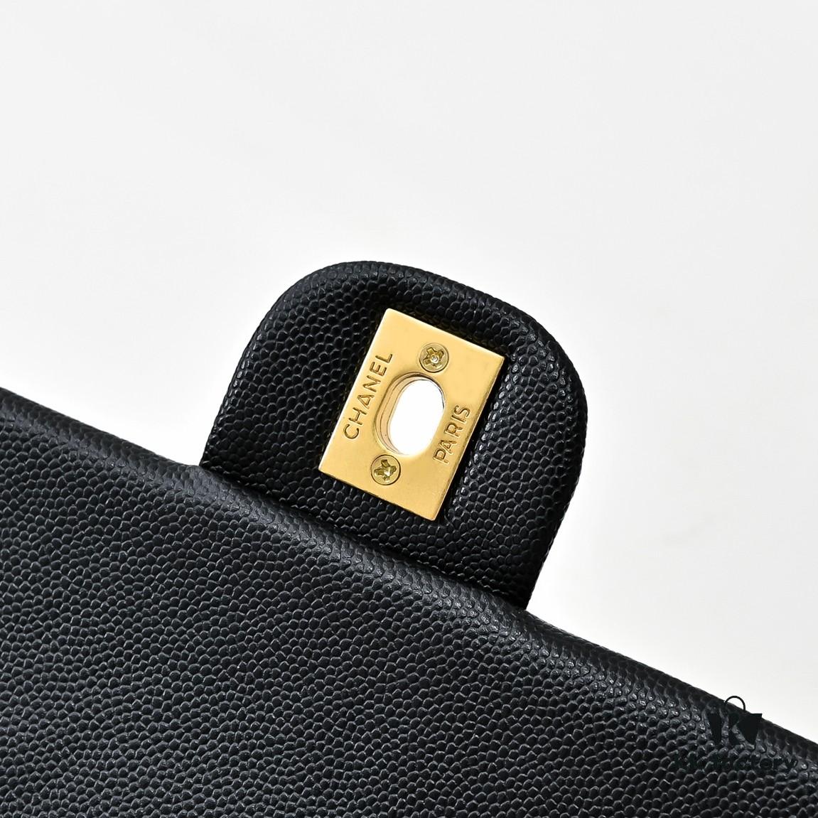 69304fedf09edb6de4c4eac2 Medium Vintage CHANEL 24K New CF Style, Elegant Smooth Calfskin with Gold-Tone Hardware, Classic Quilted Design, Timeless Retro Chic