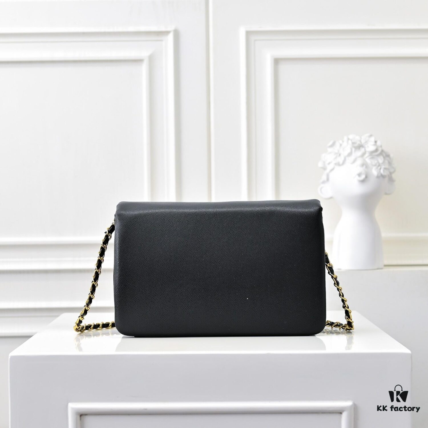69304feef09edb6de4c4eac3 Medium Vintage CHANEL 24K New CF Style, Elegant Smooth Calfskin with Gold-Tone Hardware, Classic Quilted Design, Timeless Retro Chic